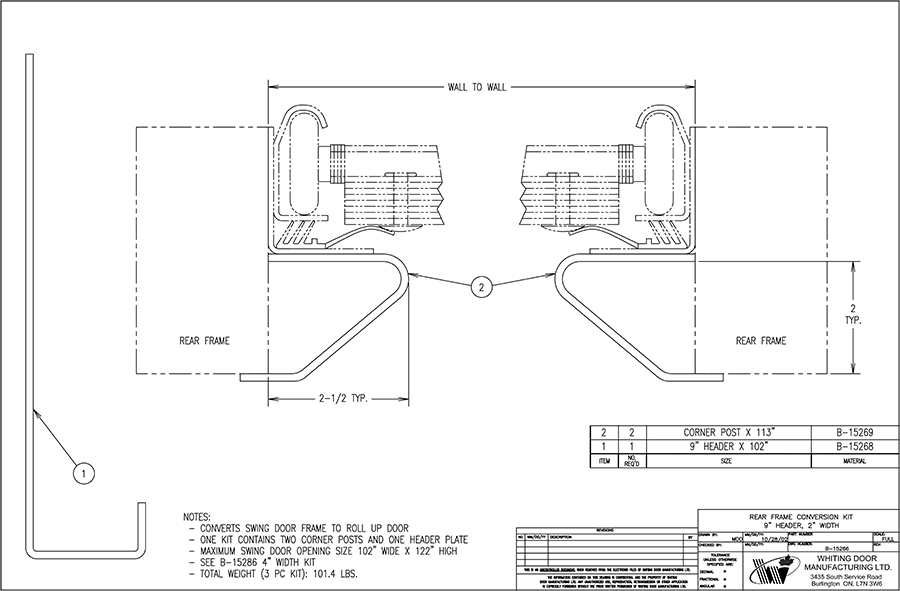 trailer door solutions kit