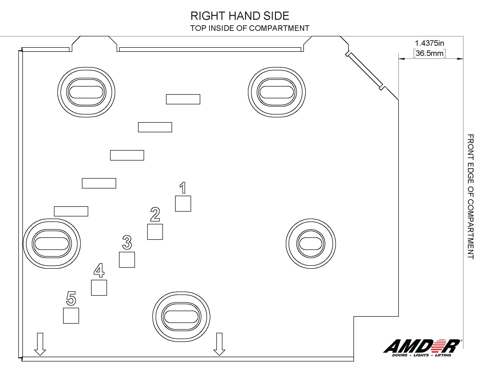 AMDOR MOUNTING PLATE TEMPLATE Page 2