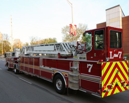 Firetruck with AMDOR Doors